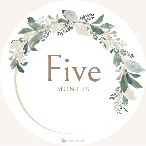 Pregnancy cards 5 months | Proud MaMa