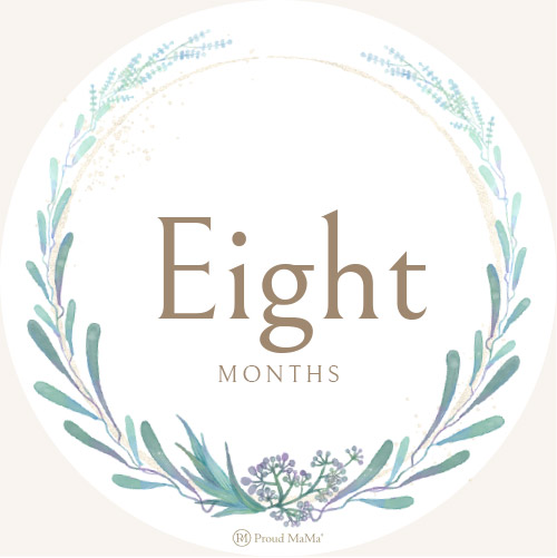 Pregnancy cards 8 months | Proud MaMa